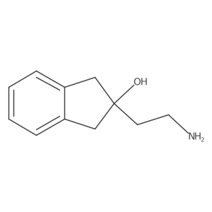 2-(2-aminoethyl)-2,3-dihydro-1H-inden-2-ol Structure