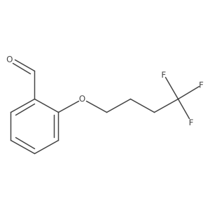2-(4,4,4-Trifluoro-butoxy)-benzaldehyde结构式