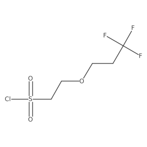 2-(3,3,3-Trifluoropropoxy)ethane-1-sulfonyl chloride Structure