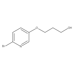 3-[(6-Bromo-3-pyridinyl)oxy]-1-propanol Structure