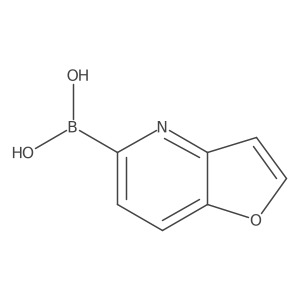 B-Furo[3,2-b]pyridin-5-ylboronic acid Structure