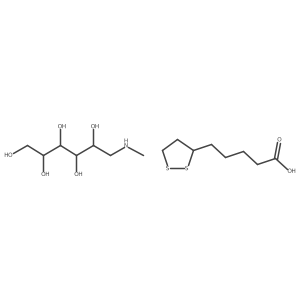 alpha-Lipoic acid meglumine结构式