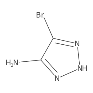 5-Bromo-1H-1,2,3-triazol-4-amine结构式