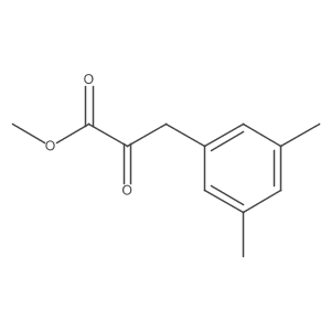 Methyl 3-(3,5-dimethylphenyl)-2-oxopropanoate结构式