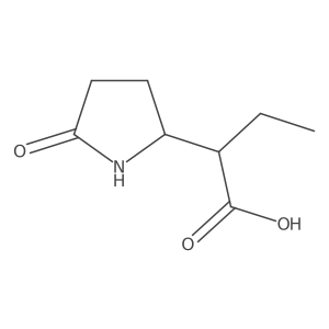2-(5-Oxopyrrolidin-2-yl)butanoicacid结构式