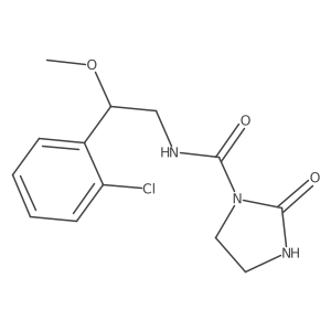 N-(2-(2-chlorophenyl)-2-methoxyethyl)-2-oxoimidazolidine-1-carboxamide Structure
