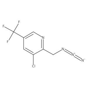 2-(Azidomethyl)-3-chloro-5-(trifluoromethyl)pyridine Structure