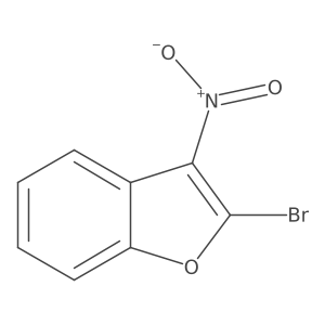 2-Bromo-3-nitrobenzofuran结构式