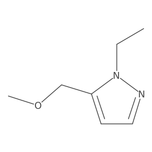 1-ethyl-5-(methoxymethyl)-1H-pyrazole结构式
