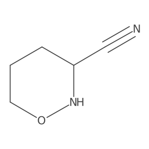 1,2-Oxazinane-3-carbonitrile结构式