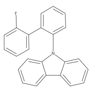 9-(2'-Fluoro-[1,1'-biphenyl]2-YL)-9H-carbazole Structure