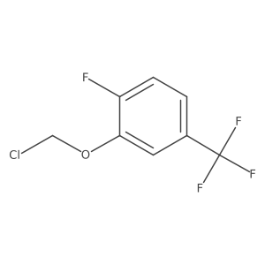 2-(Chloromethoxy)-1-fluoro-4-(trifluoromethyl)benzene Structure