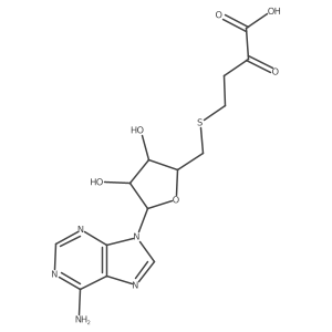 5a(2)-S-(3-Carboxy-3-oxopropyl)-5a(2)-thioadenosine结构式