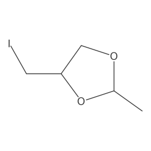 4-(Iodomethyl)-2-methyl-1,3-dioxolane结构式