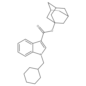 adamantan-1-yl 1-(cyclohexylmethyl)-1H-indole-3-carboxylate Structure