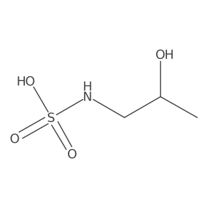 N-(2-Hydroxypropyl)sulfamic acid结构式
