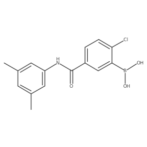 Boronic acid, B-[2-chloro-5-[[(3,5-dimethylphenyl)amino]carbonyl]phenyl]-结构式