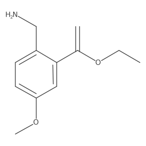 [2-(1-Ethoxyethenyl)-4-methoxyphenyl]methanamine结构式