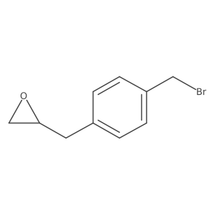 2-{[4-(Bromomethyl)phenyl]methyl}oxirane结构式
