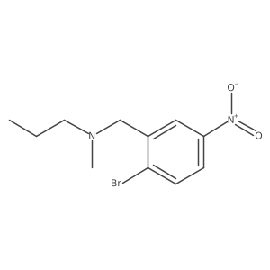 [(2-Bromo-5-nitrophenyl)methyl](methyl)propylamine Structure