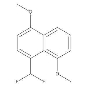4-(Difluoromethyl)-1,5-dimethoxynaphthalene结构式