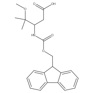 3-({[(9H-fluoren-9-yl)methoxy]carbonyl}amino)-4-methoxy-4-methylpentanoic acid Structure
