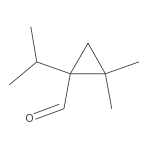 2,2-Dimethyl-1-(propan-2-yl)cyclopropane-1-carbaldehyde结构式