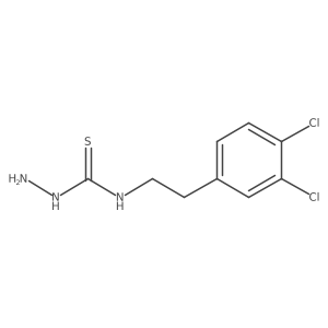 3-Amino-1-[2-(3,4-dichlorophenyl)ethyl]thiourea结构式