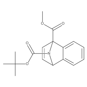 9-Tert-Butyl 1-Methyl 1,4-Dihydro-1,4-Epiminonaphthalene-1,9-Dicarboxylate结构式