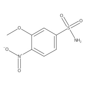 3-Methoxy-4-nitrobenzene-1-sulfonamide Structure