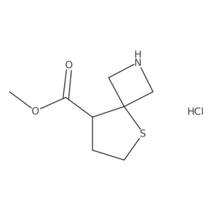 Methyl 5-thia-2-azaspiro[3.4]octane-8-carboxylate hydrochloride Structure