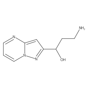 (1S)-3-amino-1-{pyrazolo[1,5-a]pyrimidin-2-yl}propan-1-ol Structure