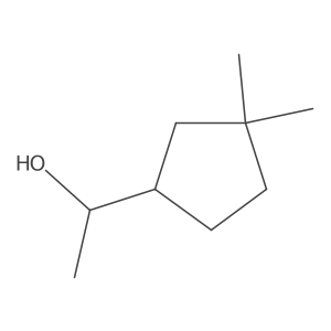 (1S)-1-(3,3-dimethylcyclopentyl)ethan-1-ol结构式