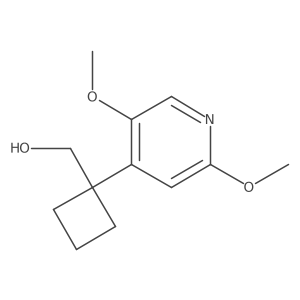 [1-(2,5-Dimethoxypyridin-4-yl)cyclobutyl]methanol结构式