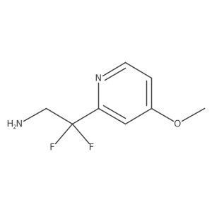 2,2-Difluoro-2-(4-methoxypyridin-2-yl)ethan-1-amine Structure