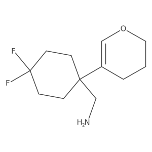 [1-(3,4-dihydro-2H-pyran-5-yl)-4,4-difluorocyclohexyl]methanamine Structure