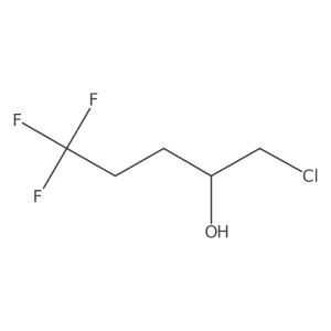 1-Chloro-5,5,5-trifluoropentan-2-ol Structure