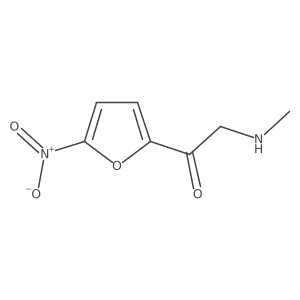2-(Methylamino)-1-(5-nitrofuran-2-yl)ethan-1-one结构式