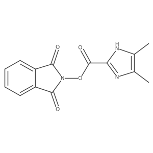 1,3-dioxo-2,3-dihydro-1H-isoindol-2-yl 4,5-dimethyl-1H-imidazole-2-carboxylate Structure