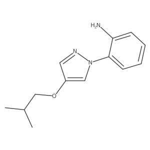2-(4-Isobutoxypyrazol-1-yl)-phenylamine Structure