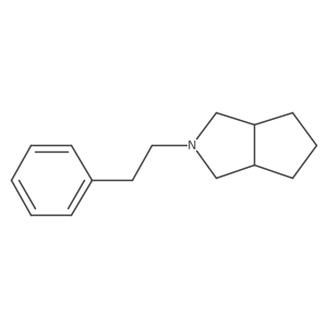 2-(2-Phenylethyl)-octahydrocyclopenta[c]pyrrole结构式