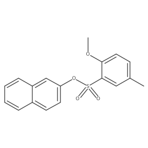 Naphthalen-2-yl 2-methoxy-5-methylbenzene-1-sulfonate Structure