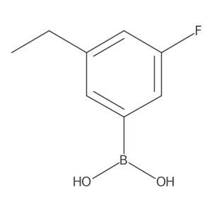 (3-Ethyl-5-fluorophenyl)boronic acid Structure