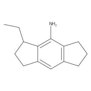 3-Ethyl-1,2,3,5,6,7-hexahydro-s-indacen-4-amine结构式