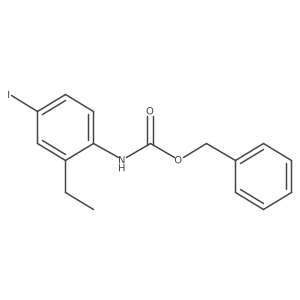benzyl N-(2-ethyl-4-iodophenyl)carbamate Structure