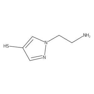1-(2-aminoethyl)-1H-pyrazole-4-thiol Structure