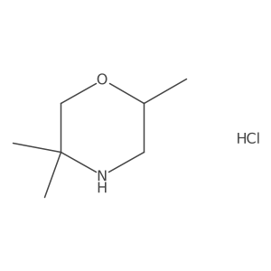 2,5,5-Trimethylmorpholine hydrochloride Structure