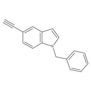 1-Benzyl-5-ethynyl-1H-indole结构式