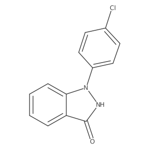 1-(4-chlorophenyl)-2H-indazol-3-one结构式