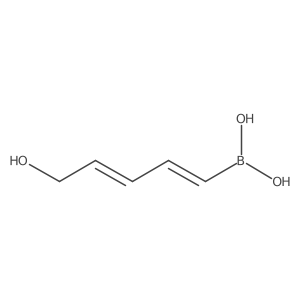 [(1E,3Z)-5-hydroxypenta-1,3-dienyl]boronic acid Structure
